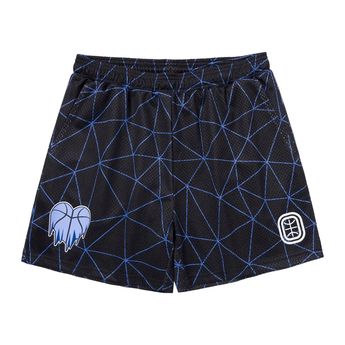 Breathable Cold Hearts Shorts - WOWihte