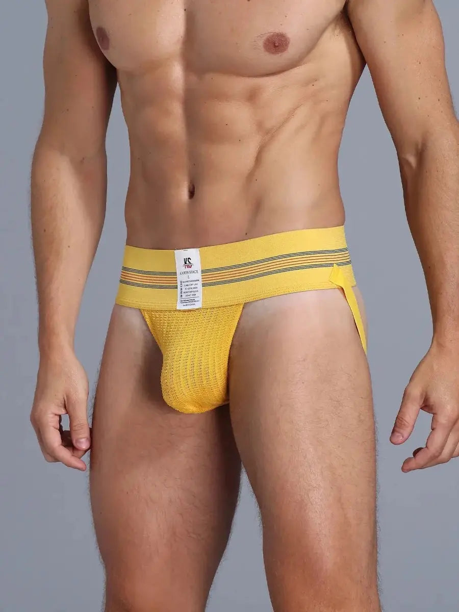 Breathable Cotton Jockstrap Thong - WOWihte