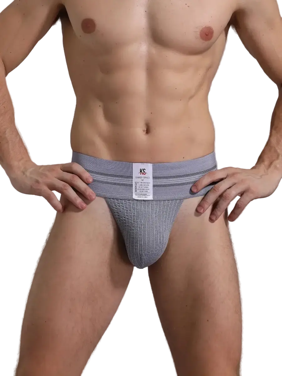 Breathable Cotton Jockstrap Thong - WOWihte