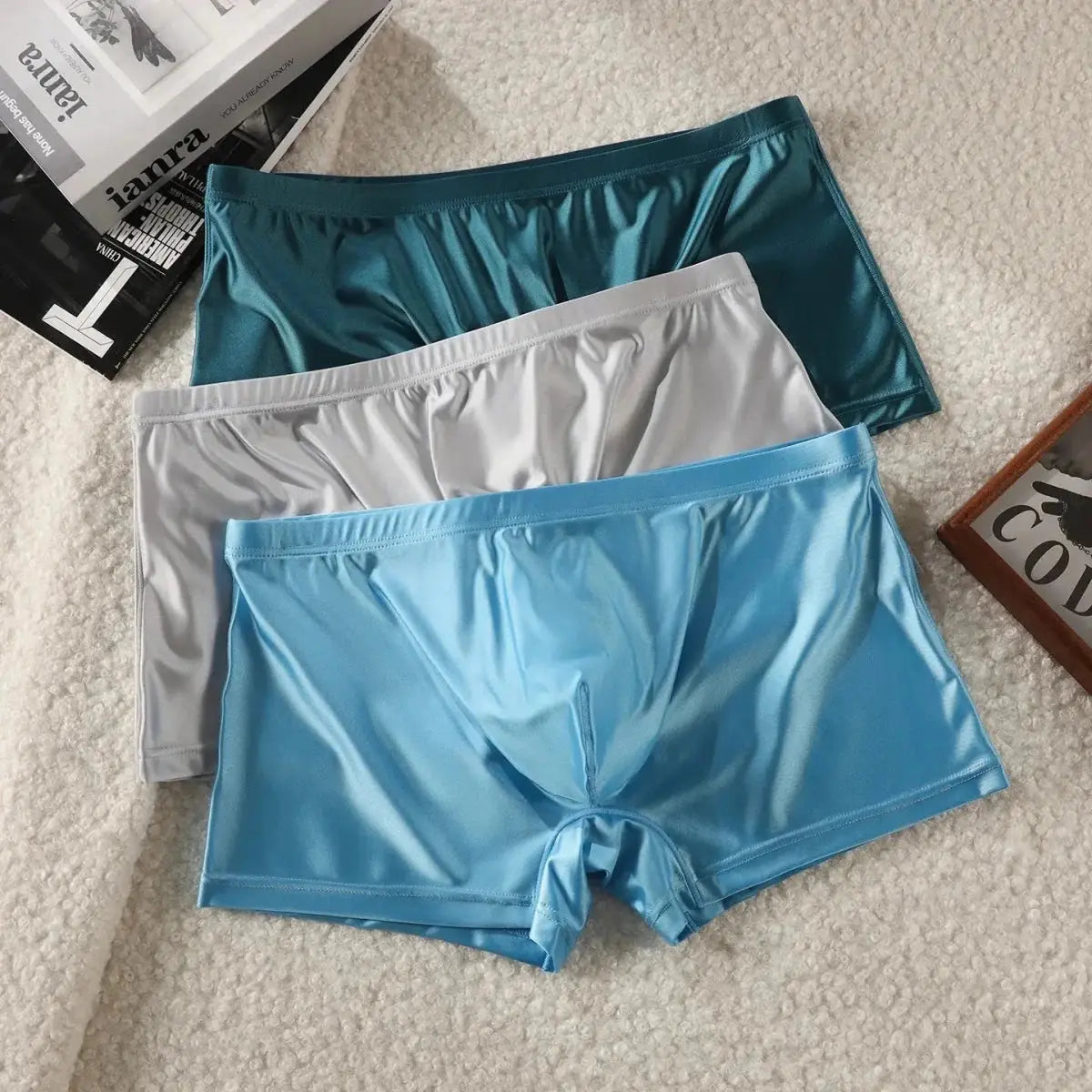 Breathable Ice Silk Boxers - WOWihte