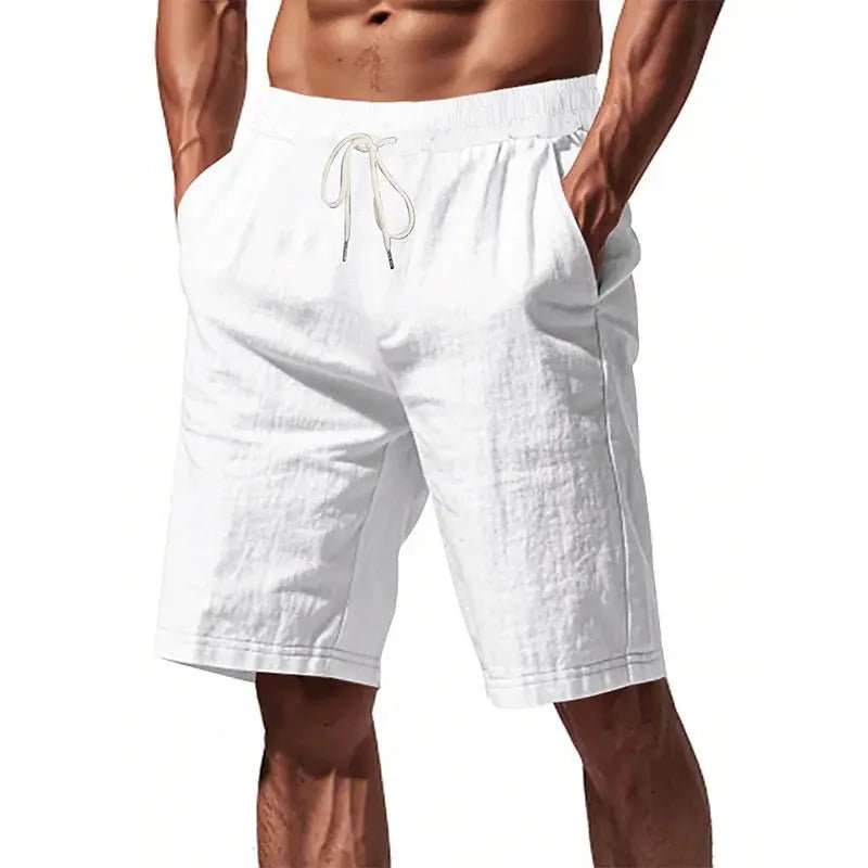 Breathable Linen Summer Shorts - WOWihte