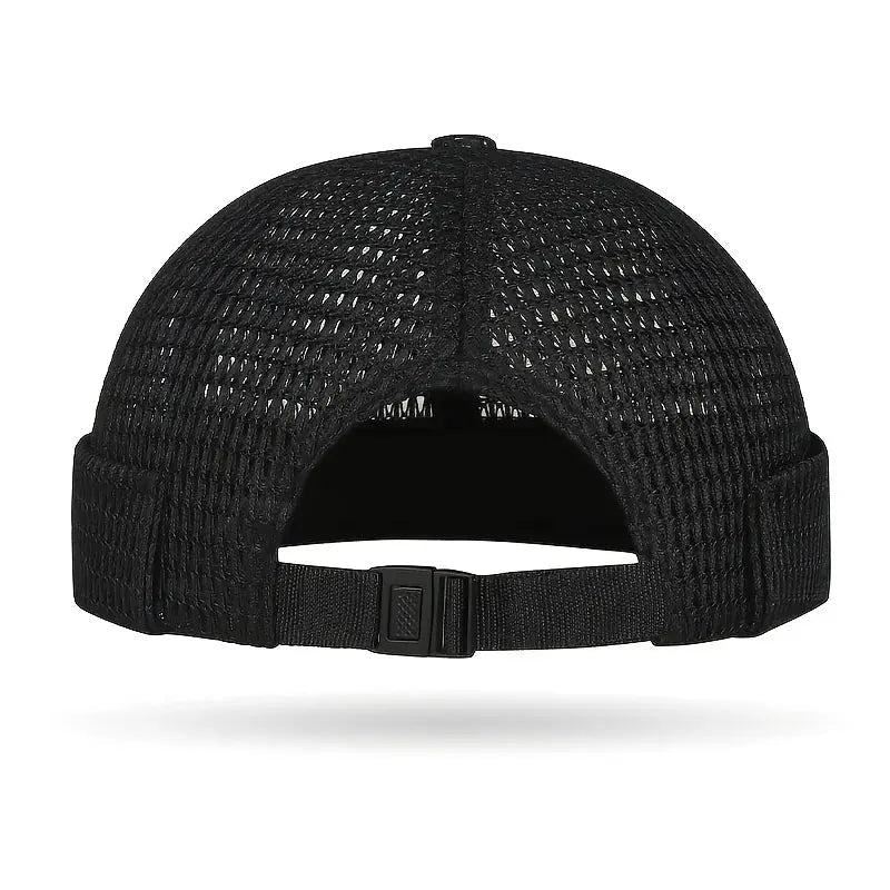 Breathable Mesh Brimless Docker Cap - WOWihte