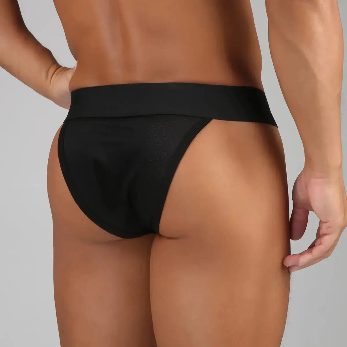 Breathable Mesh Convex Pouch Briefs - WOWihte