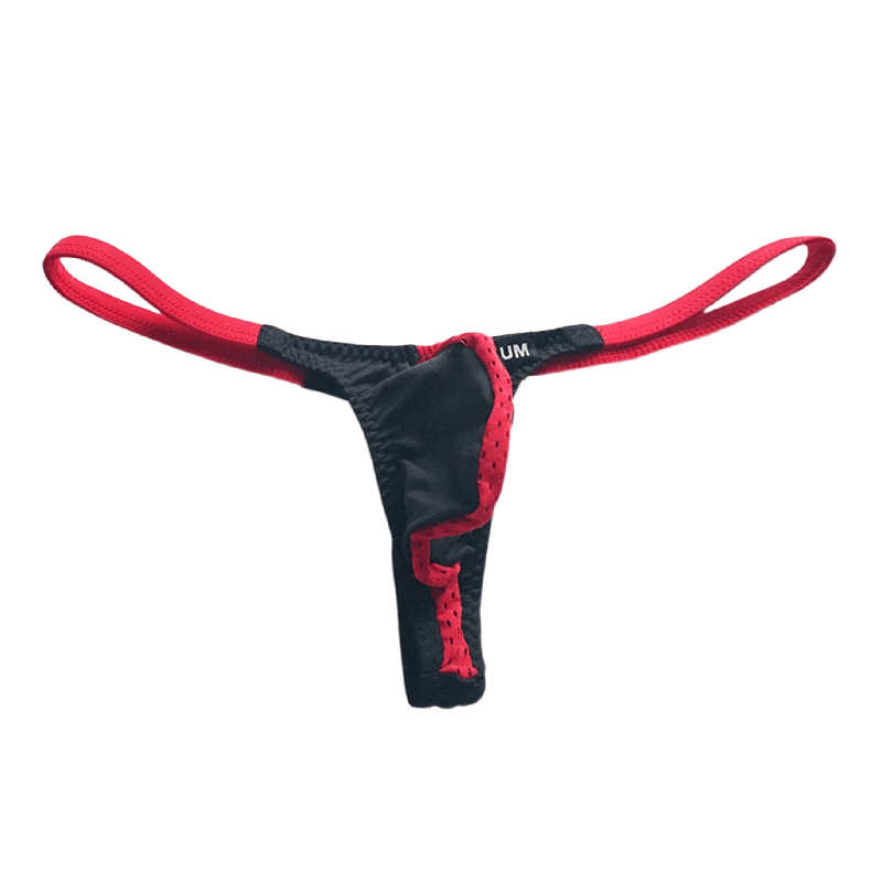 Breathable Mesh Men's Ultra - Low Thong - WOWihte