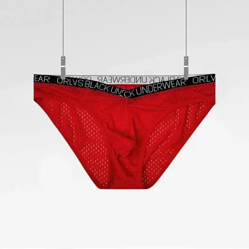 Breathable Mesh Sports Fitness Briefs - WOWihte