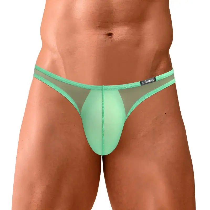 Breathable Mesh Transparent Bikini Briefs - WOWihte