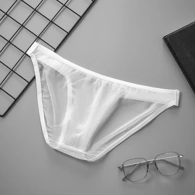 Breathable Mesh U - Pouch Comfort Briefs - WOWihte