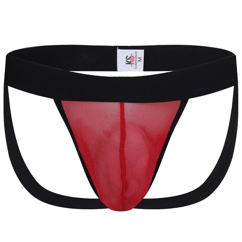 Breathable Mesh U - Pouch Jockstrap - WOWihte