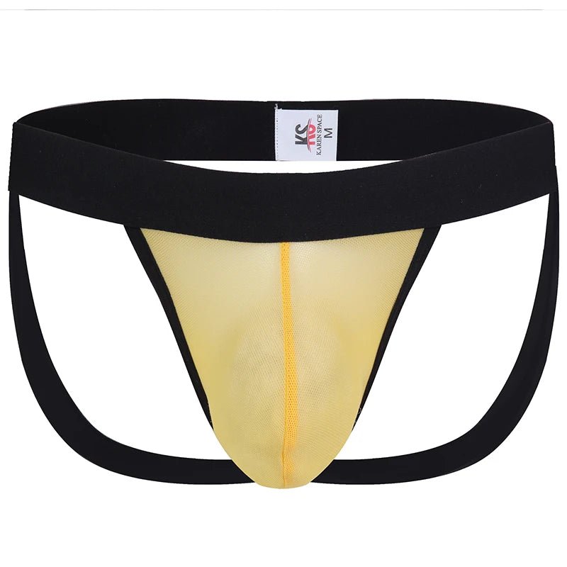 Breathable Mesh U - Pouch Jockstrap - WOWihte