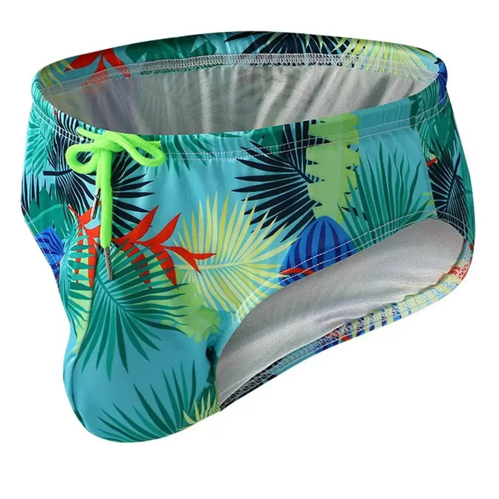 Breathable Stretch Swim Trunks - WOWihte