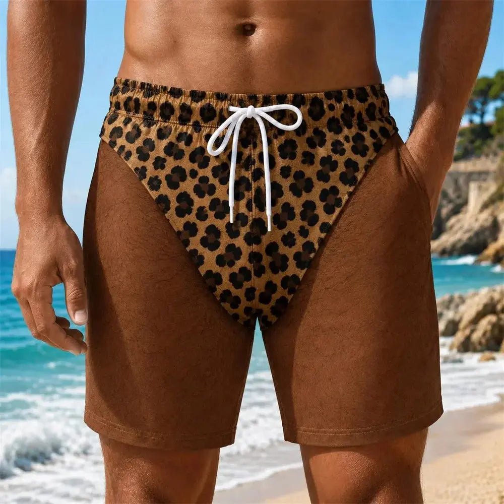Buttocks Print Funny Ugly Swim Trunks For Men Unique Personality Fun Quirky Beach Shorts For A Friend's Boyfriend Summer New - WOWihte