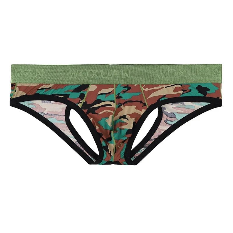 Camouflage U - Pouch Low - Rise Jockstrap - WOWihte