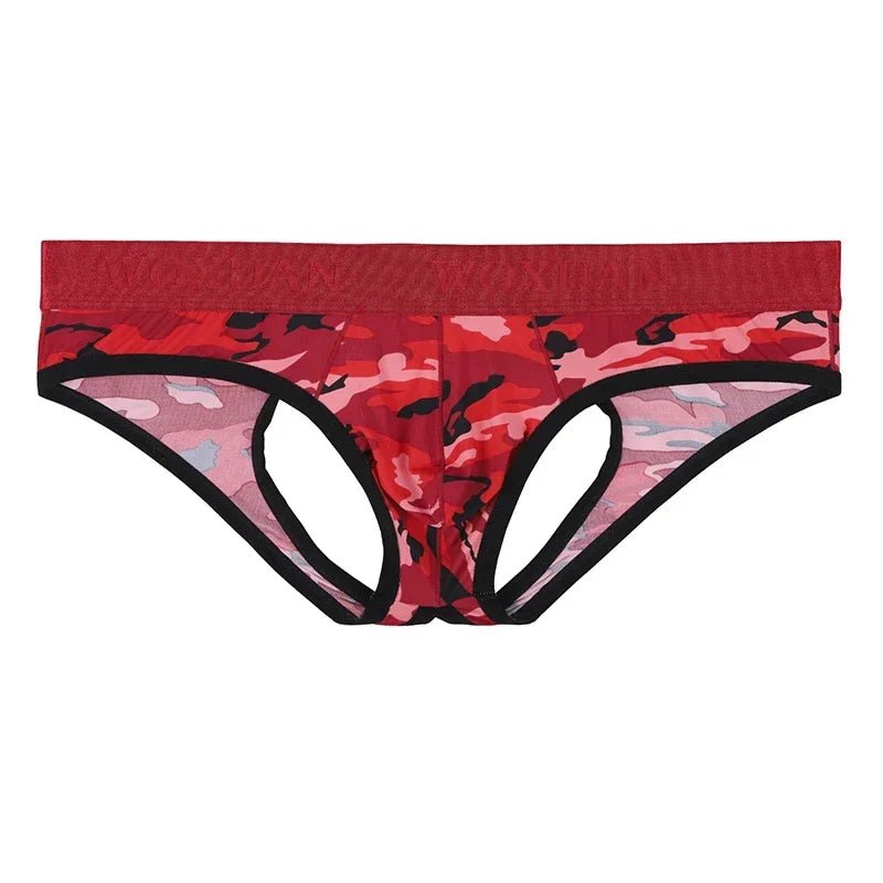 Camouflage U - Pouch Low - Rise Jockstrap - WOWihte