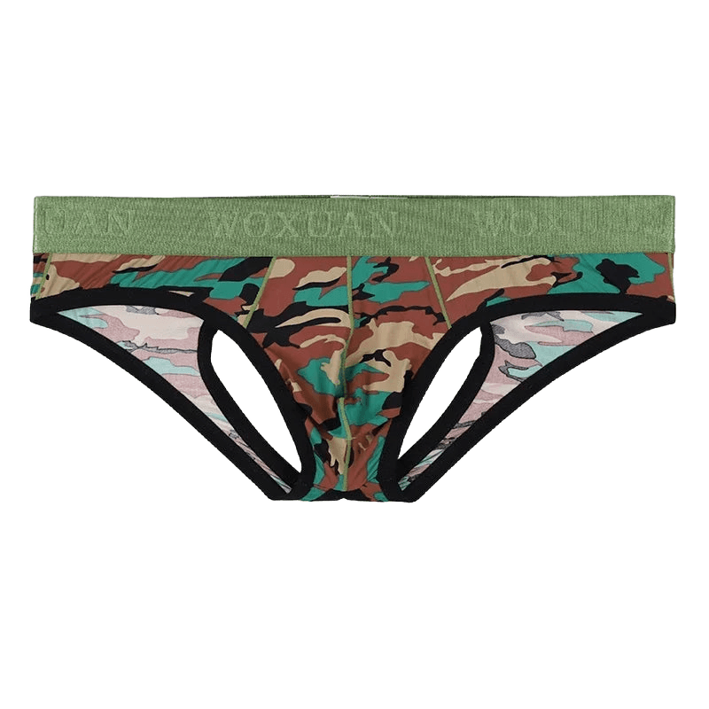 Camouflage U - Pouch Low - Rise Jockstrap - WOWihte