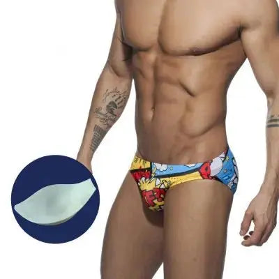 Cartoon - Swim Mini Briefs - WOWihte