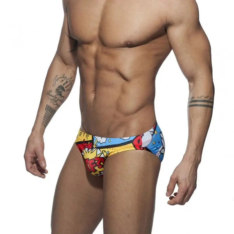 Cartoon - Swim Mini Briefs - WOWihte