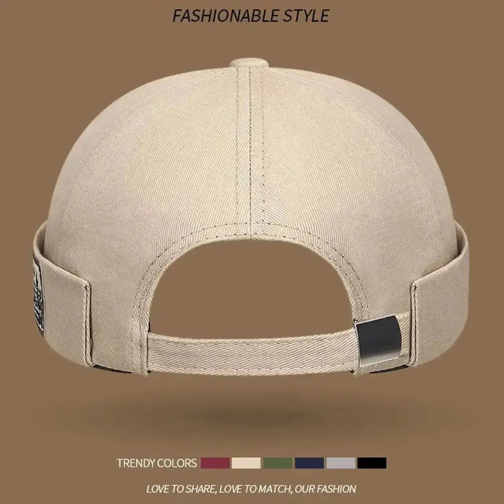 Casual Baseball Cap Summer Brimless Adjustable Cycling Riding Beanie Unisex Lightweight Outdoor Sport Camping Hiking Hat - WOWihte