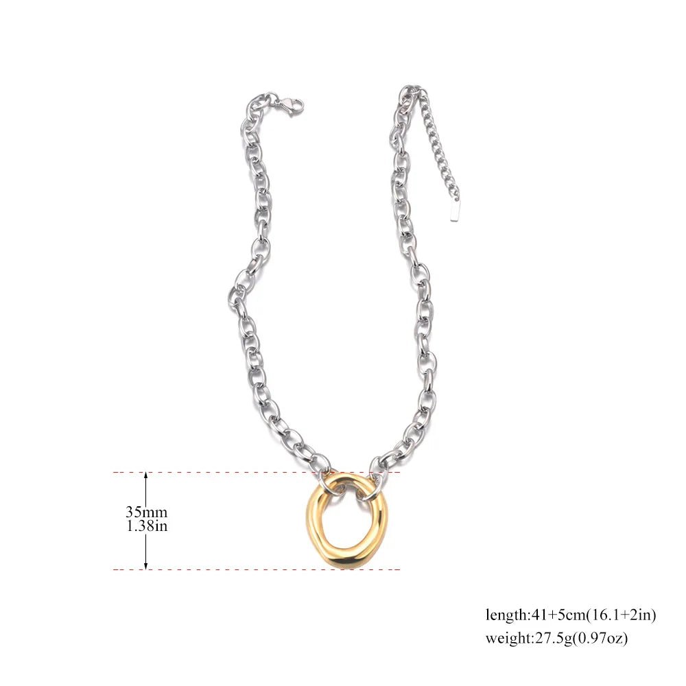 Circle Necklace - WOWihte