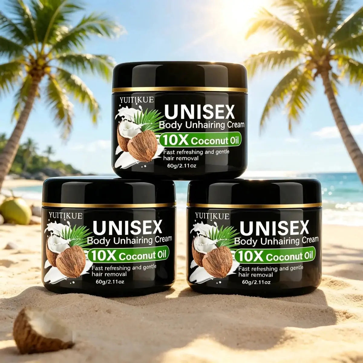Coconut Oil Hair Removal Cream - WOWihte