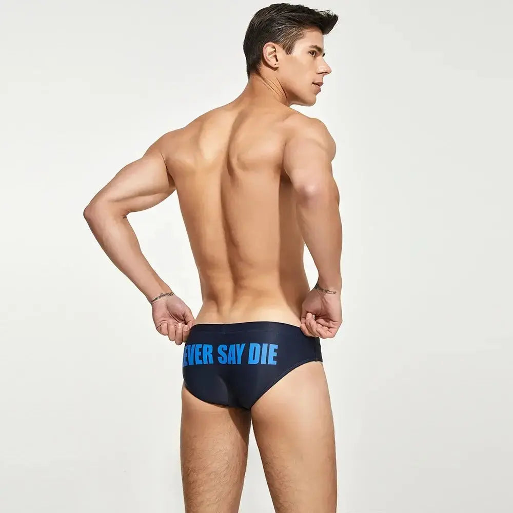 Color Block Bikini Swim Brief - WOWihte