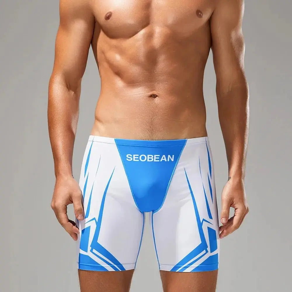 Colorful Low - Rise Swim Boxers - WOWihte