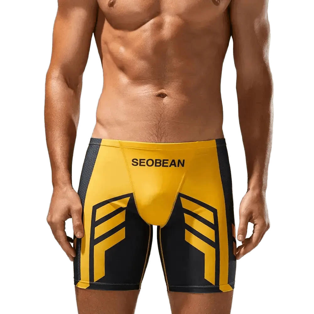 Colorful Low - Rise Swim Boxers - WOWihte