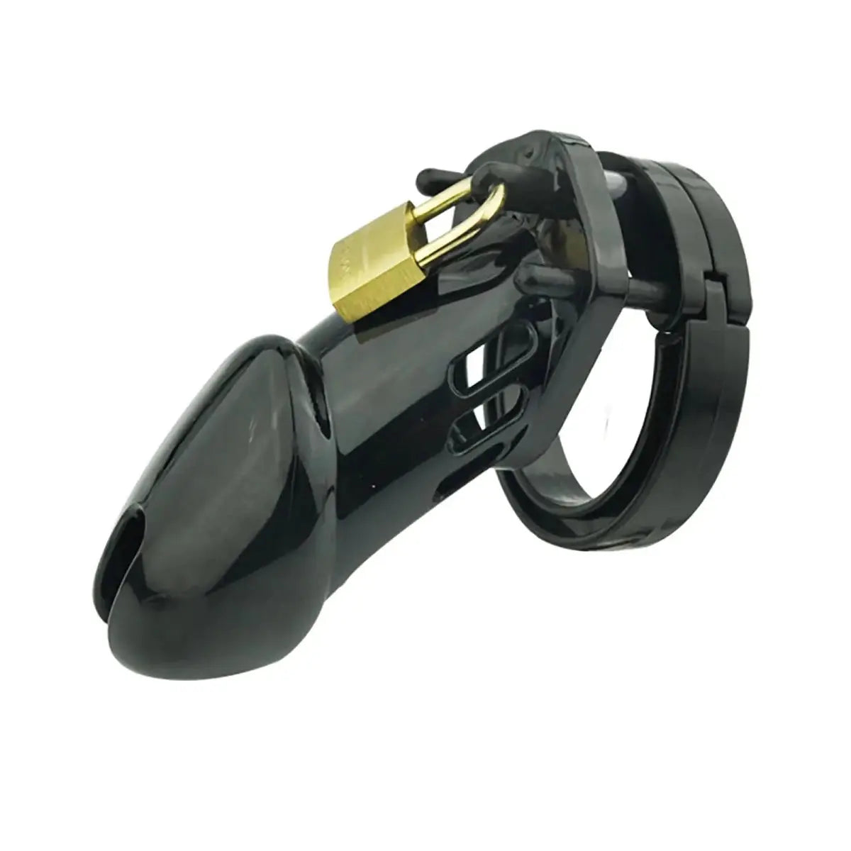 Complete Plastic Chastity Cage Set - WOWihte