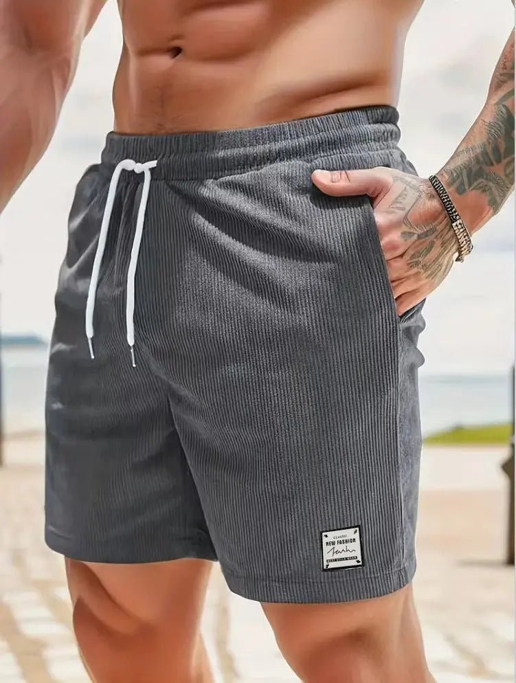 Corduroy Casual Beach Shorts - WOWihte
