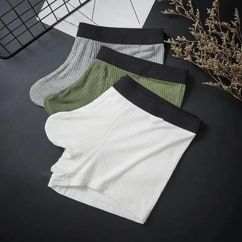 Cotton Ball Pouch Boxer Shorts - WOWihte