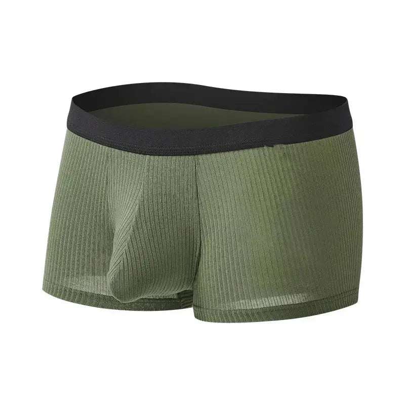 Cotton Ball Pouch Boxer Shorts - WOWihte
