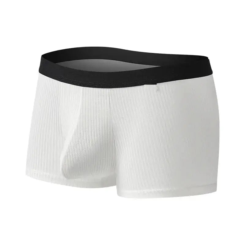 Cotton Ball Pouch Boxer Shorts - WOWihte