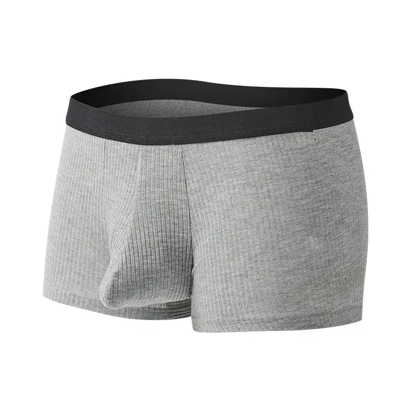 Cotton Ball Pouch Boxer Shorts - WOWihte