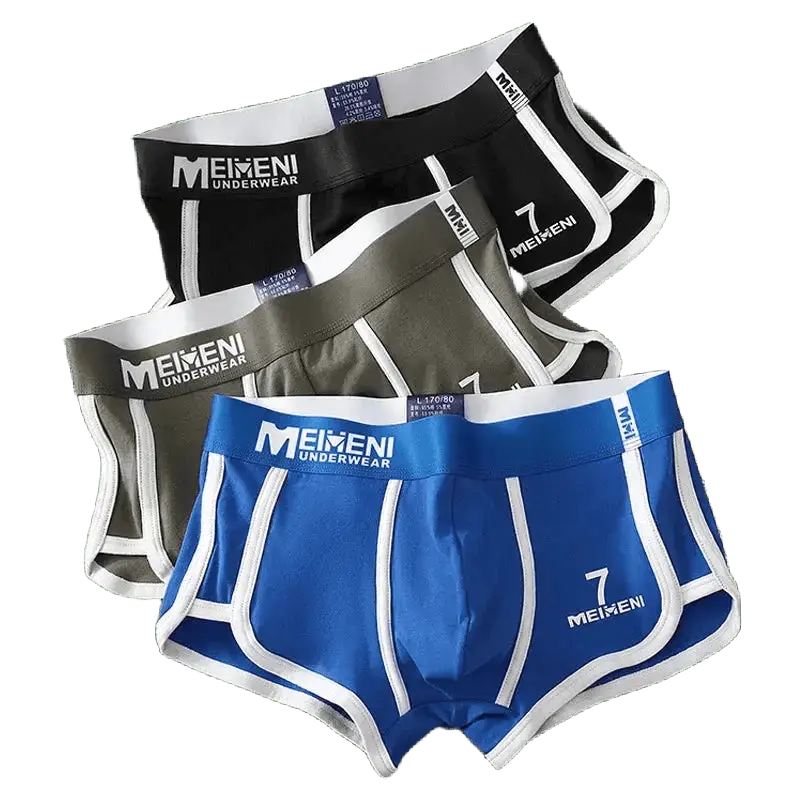 Cotton Breathable Boxer Shorts Set - WOWihte