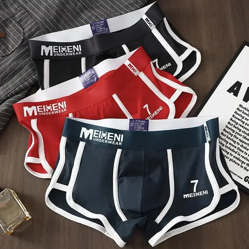 Cotton Breathable Boxer Shorts Set - WOWihte