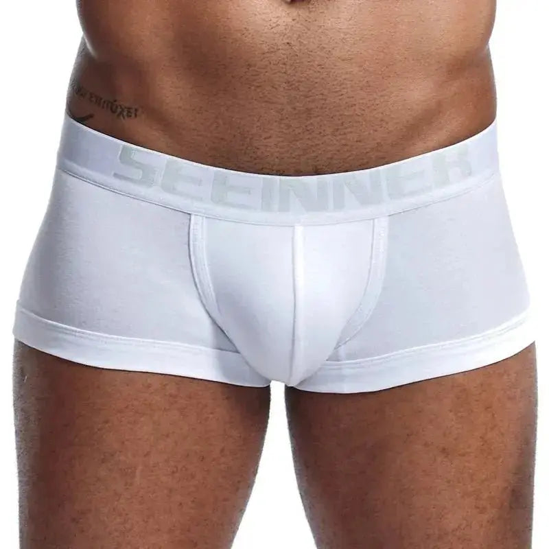 Cotton Comfort Convex Pouch Boxers - WOWihte