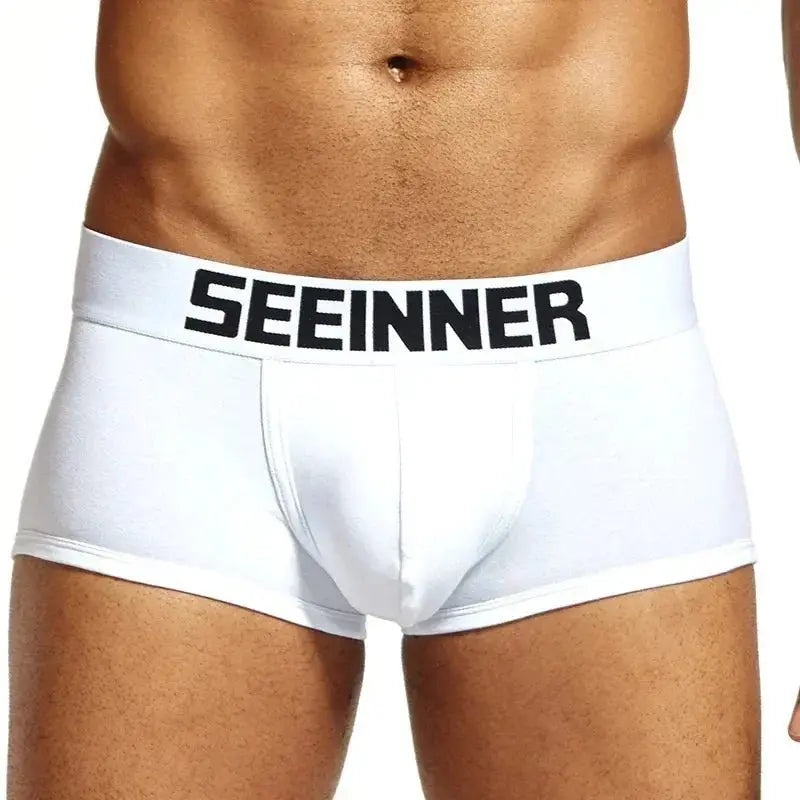 Cotton Comfort Convex Pouch Boxers - WOWihte