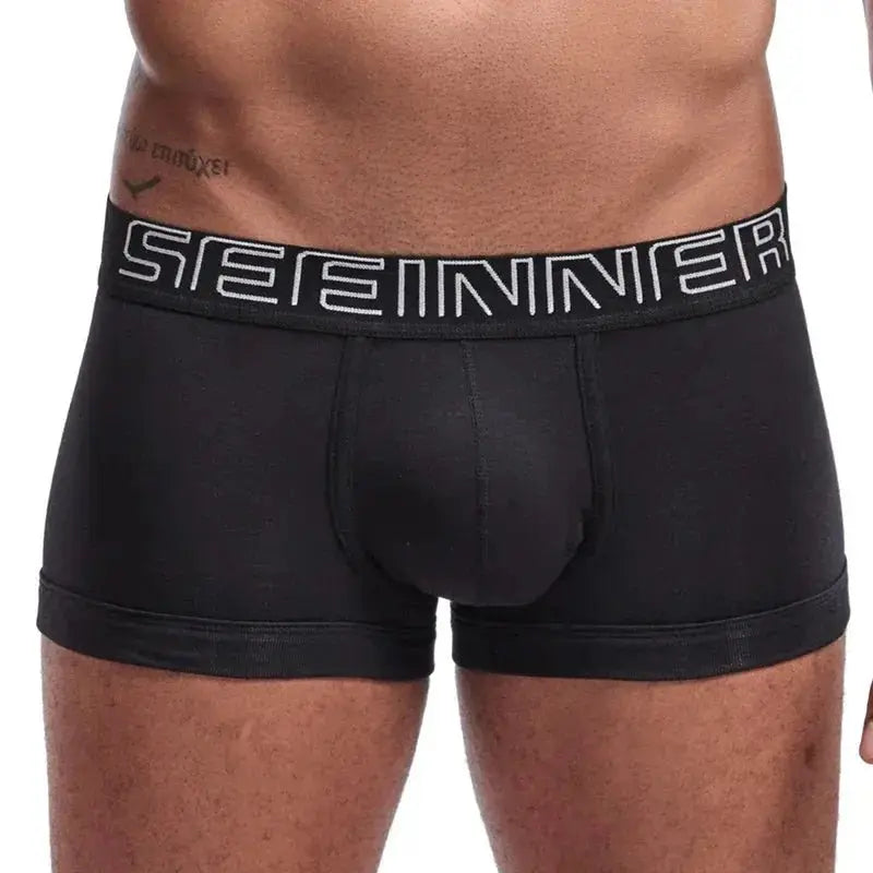 Cotton Comfort Convex Pouch Boxers - WOWihte