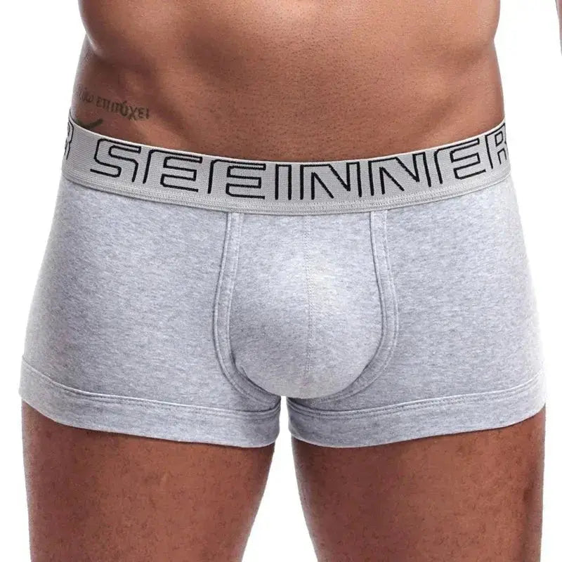 Cotton Comfort Convex Pouch Boxers - WOWihte