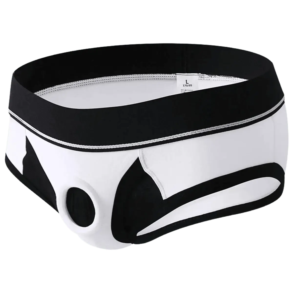 Cotton O-Ring Briefs - WOWihte