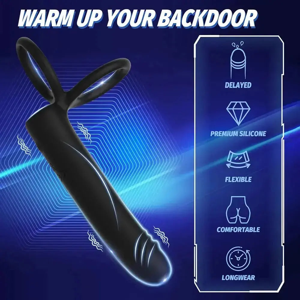 Couples Double Penetration Vibrator Set - WOWihte