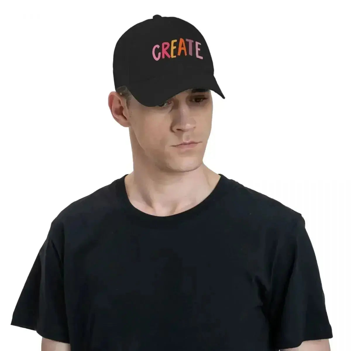 CREATE Motivational Baseball Cap - WOWihte