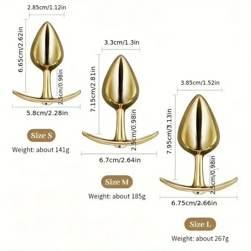 Crystal Jeweled Anal Beads - WOWihte