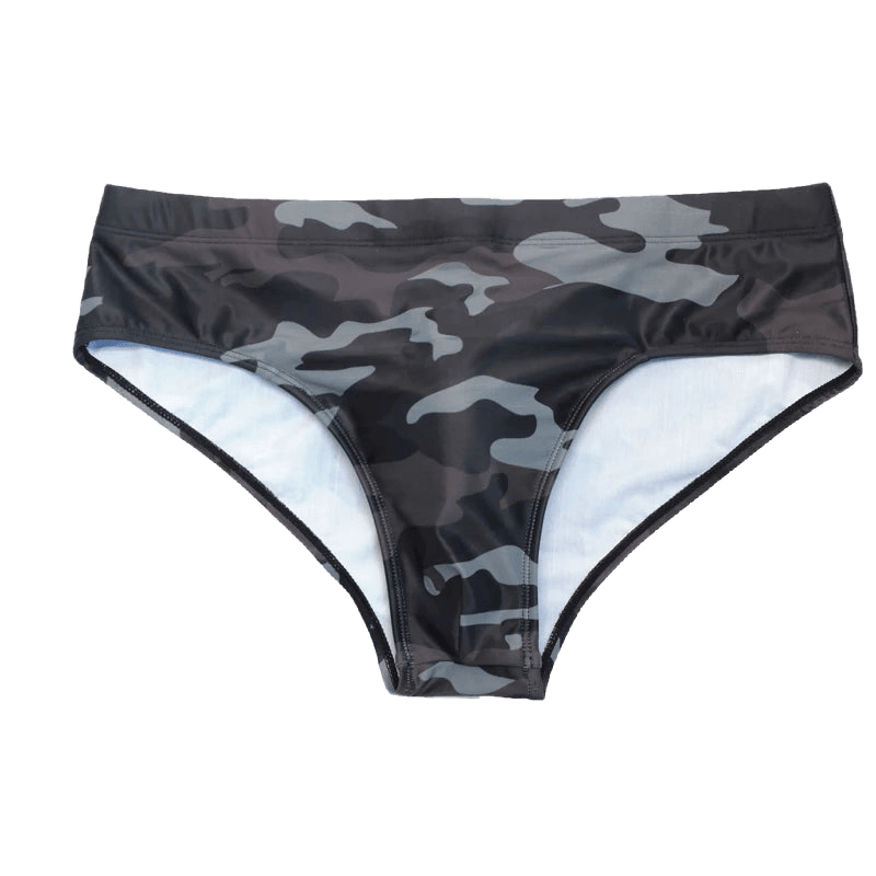 Datifer Men's Swim Brief Beach Shorts - WOWihte