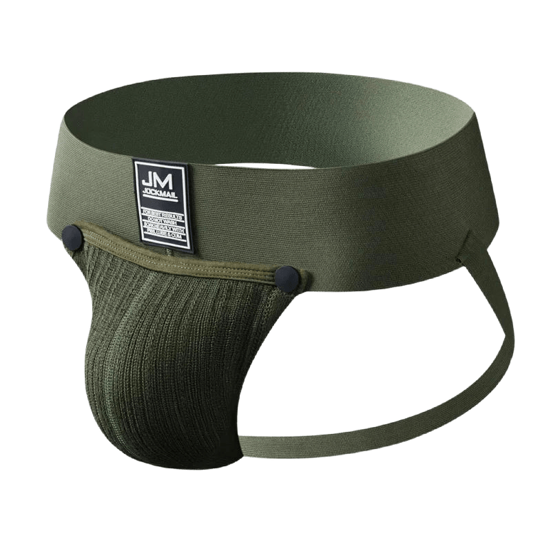 Detachable Pouch Athletic Jockstrap - WOWihte