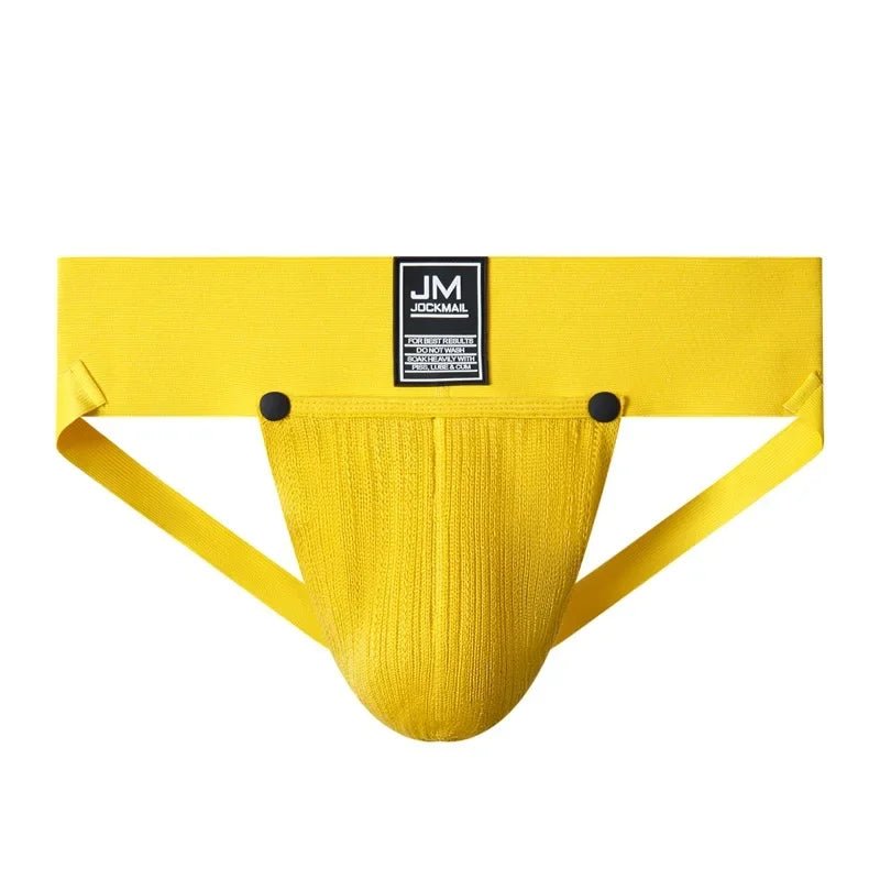 Detachable Pouch Athletic Jockstrap - WOWihte