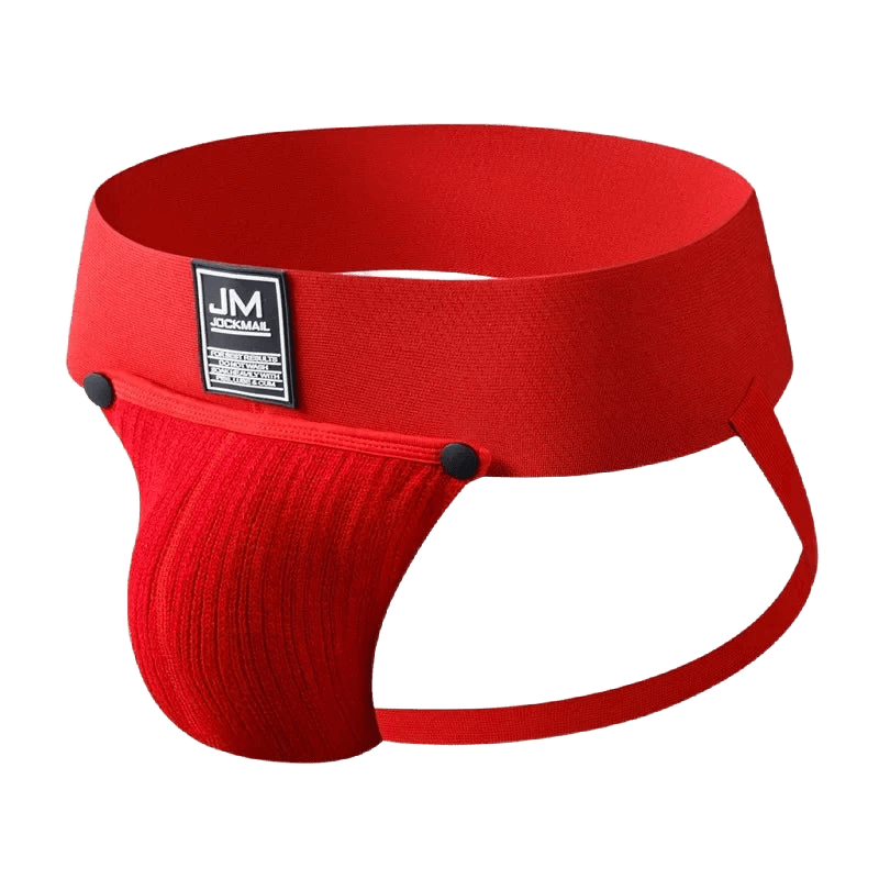 Detachable Pouch Athletic Jockstrap - WOWihte