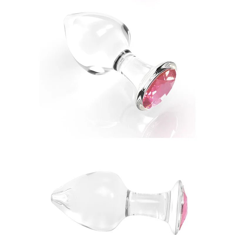 Discreet Crystal Anal Plug Toy - WOWihte