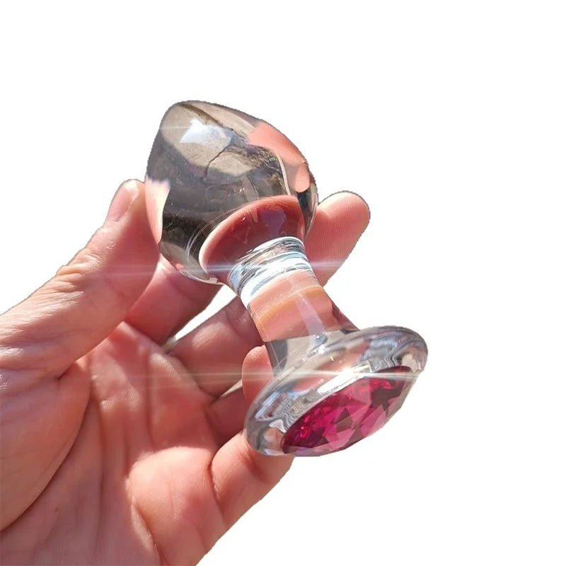 Discreet Crystal Anal Plug Toy - WOWihte