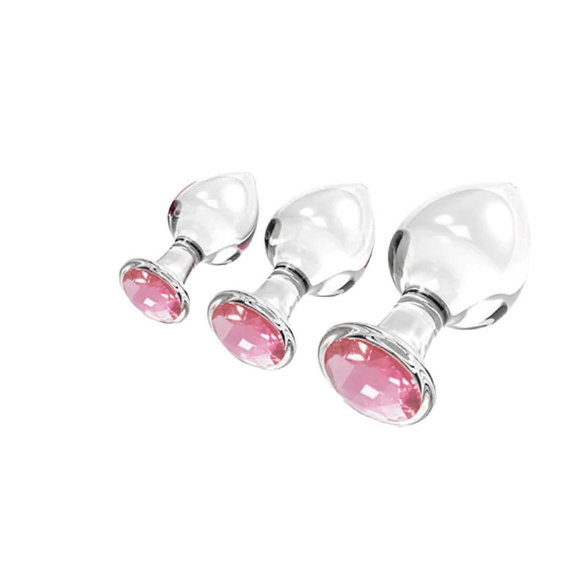 Discreet Crystal Anal Plug Toy - WOWihte