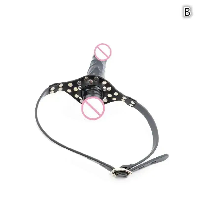Double - Ended Adjustable Mouth Restraint Gag - WOWihte